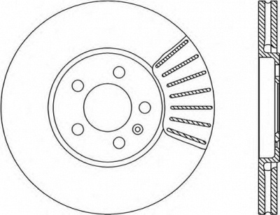 OPEN PARTS bda159120 -  Тормозной диск